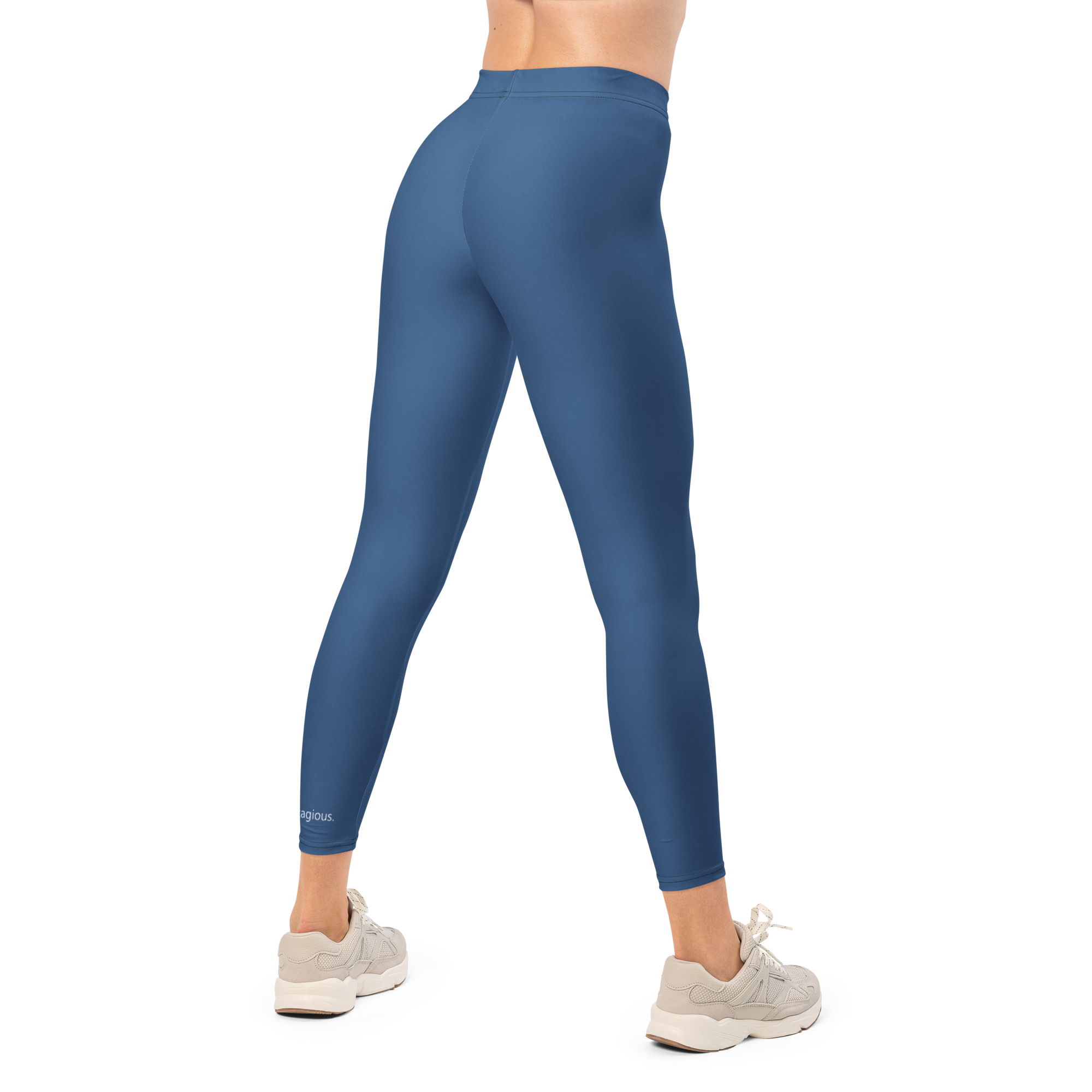 pHocus Athletic white leggings, back view
