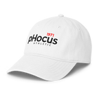 pHocus Athletic Low Profile Baseball Cap, right side profile view