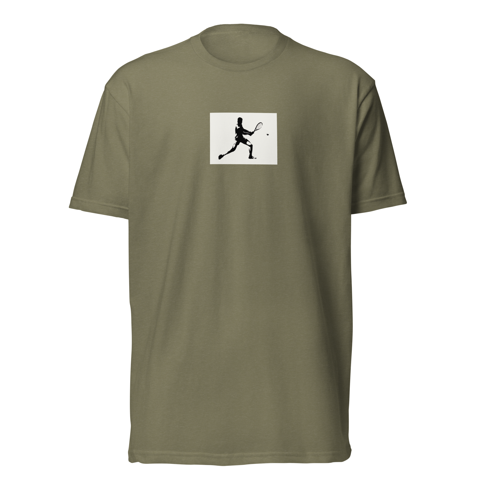 pHocus All Court Tennis T-Shirt in Military Green, front view