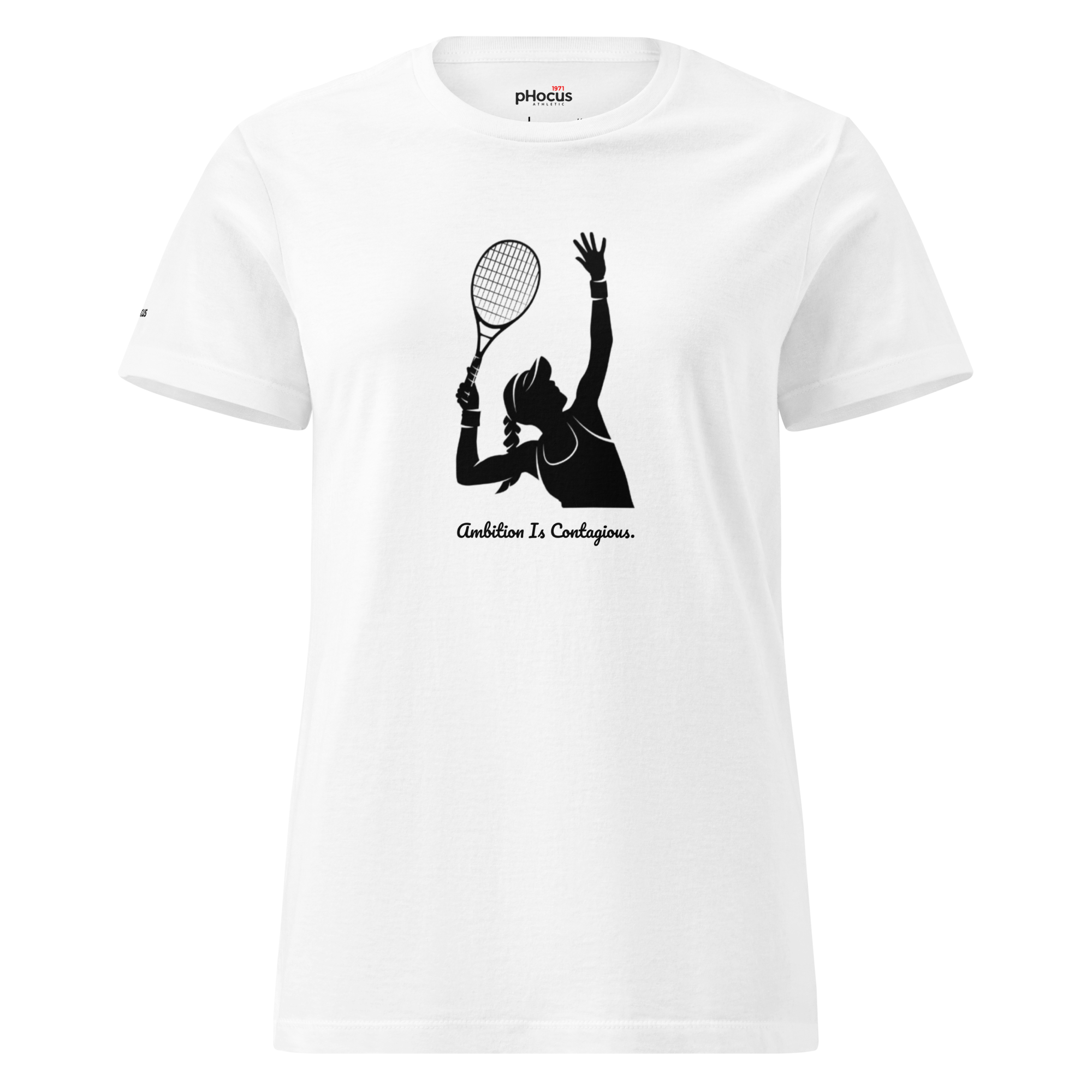 Womens T-shirt Ambition Is Contagious | pHocus Athletic